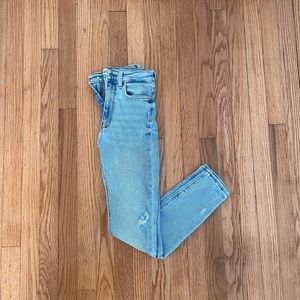 Zara high waisted skinny jeans. Vintage blue. Size 2